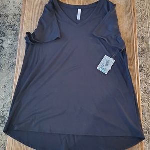 Lularoe Christy T solid black - New